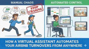 Stop Chasing Cleaners: How a Virtual Assistant Automates Your Airbnb Turnovers from Anywhere