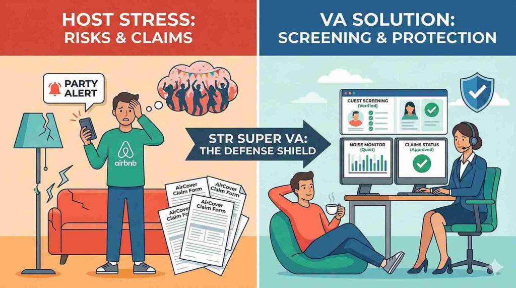 No More Parties How a Virtual Assistant Manages Guest Screening and AirCover Claims