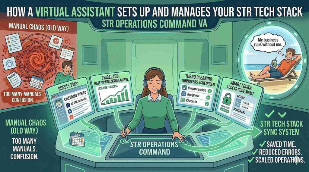 End Software Chaos How a Virtual Assistant Manages Your STR Tech Stack