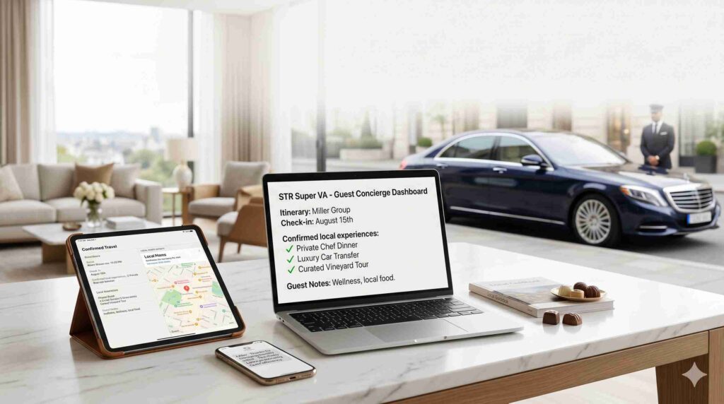 Offer a Five-Star Stay How an STR VA Coordinates Luxury Guest Experiences