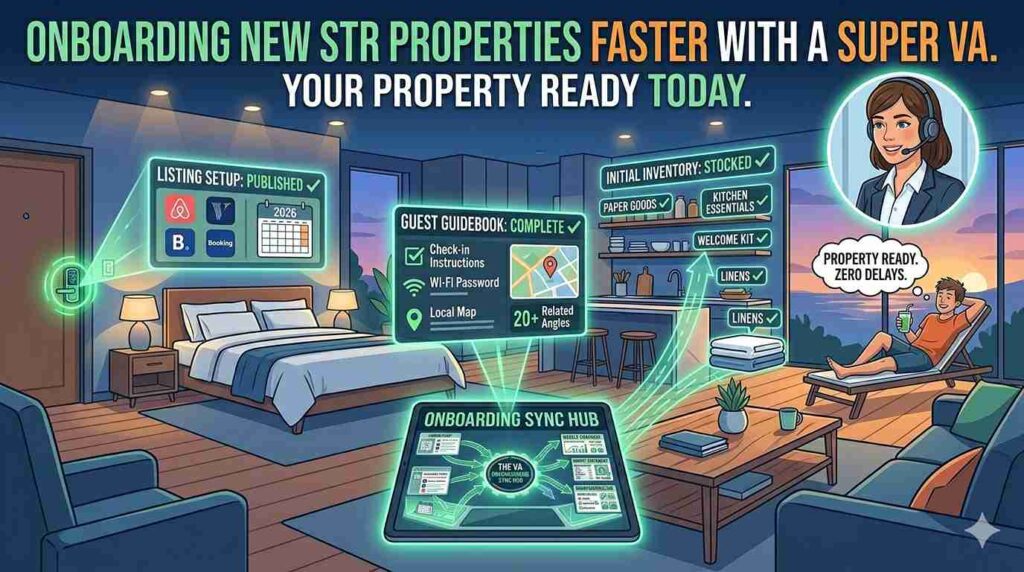 Stop Launch Delays How an STR VA Speeds Up New Property Onboarding