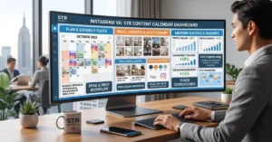 How an Instagram VA Builds a Content Calendar for Your STR Brand